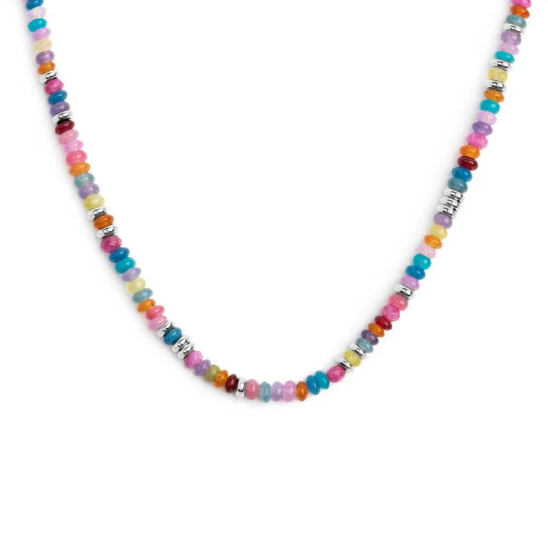 Marlù | Collana con perline colorate a ciambella