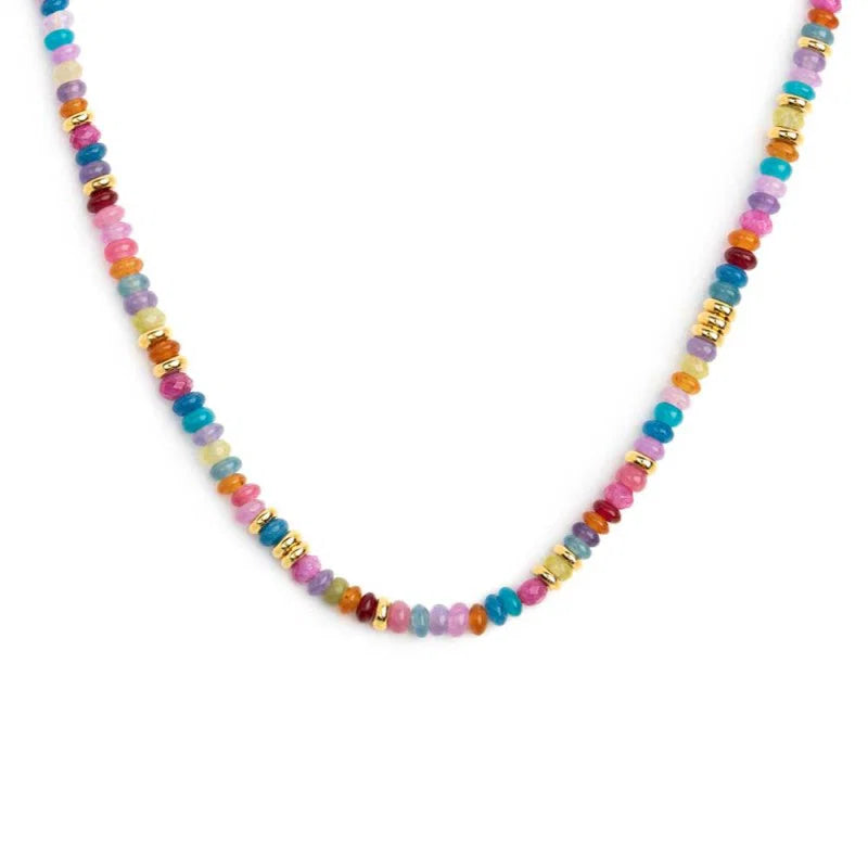 Marlù | Collana con perline colorate a ciambella