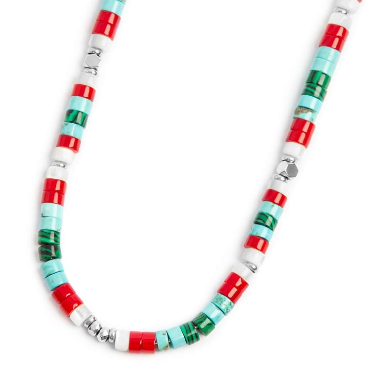 Marlù | Collana con pietre a rondelle