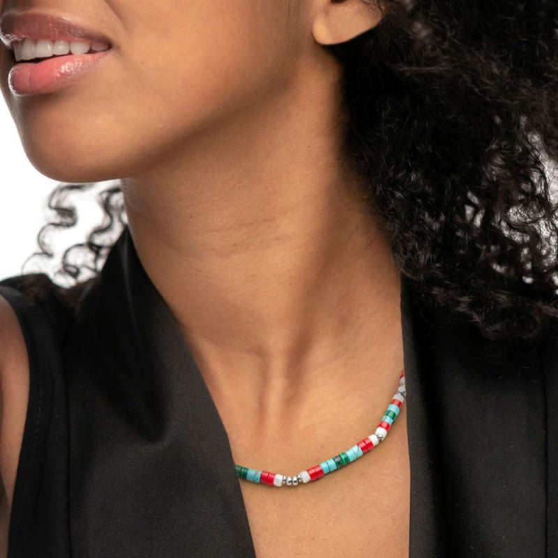Marlù | Collana con pietre a rondelle