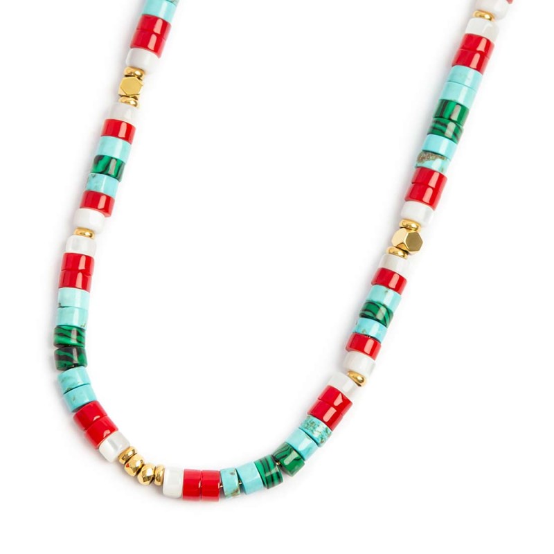 Marlù | Collana con pietre a rondelle