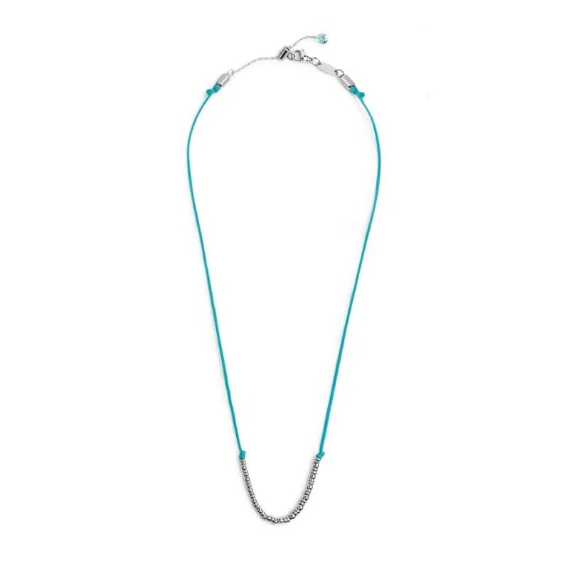 Marlù | Collana cordino con sfere e rondelle al centro