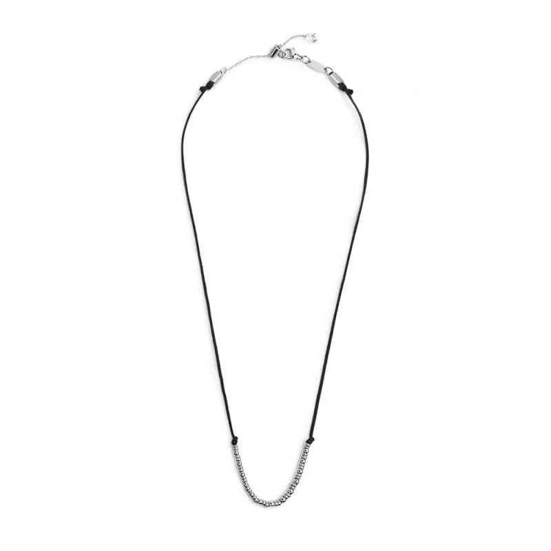 Marlù | Collana cordino con sfere e rondelle al centro