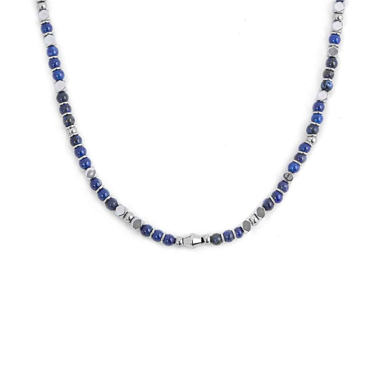 Marlù | Collana lapis blu ed ematite