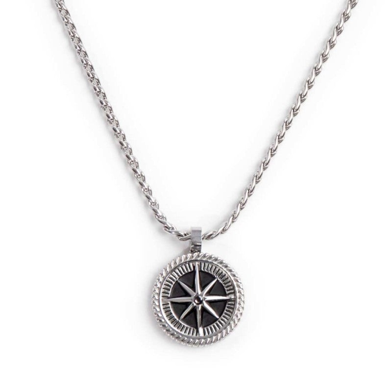 Marlù | Collana rosa dei venti pendente
