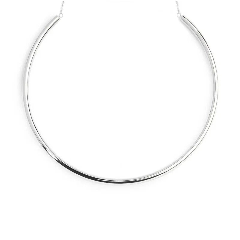 Marlù | Collana tubolare a sezione tonda