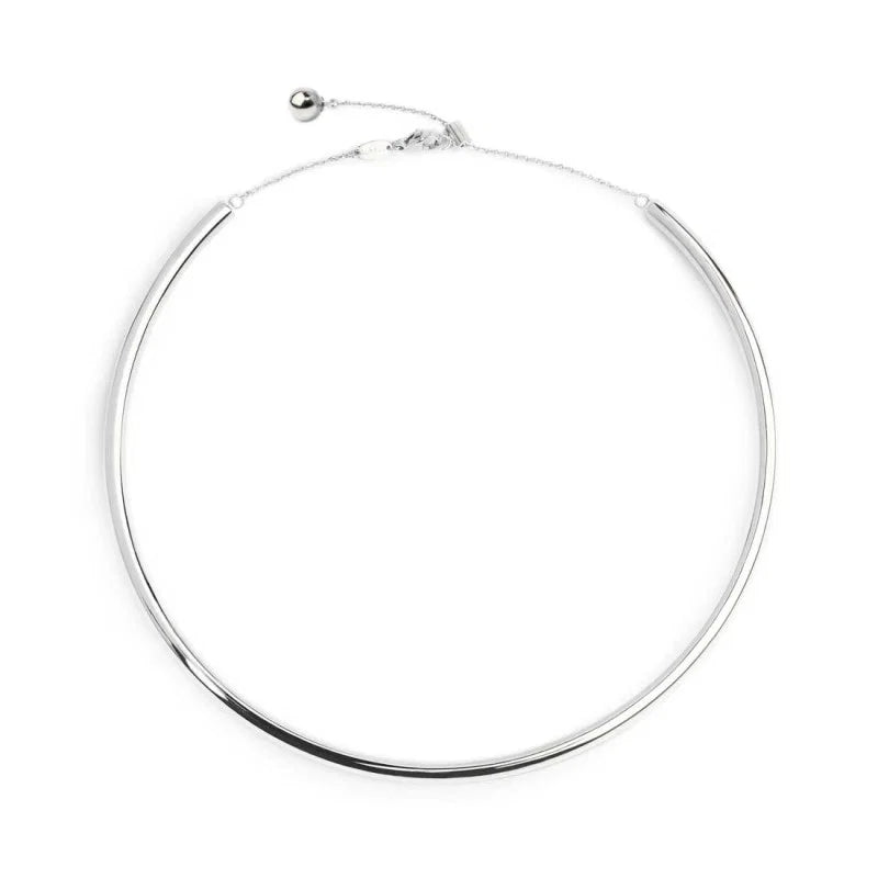 Marlù | Collana tubolare a sezione tonda