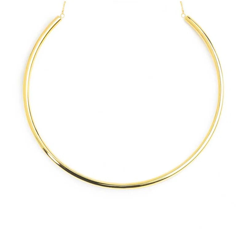 Marlù | Collana tubolare a sezione tonda