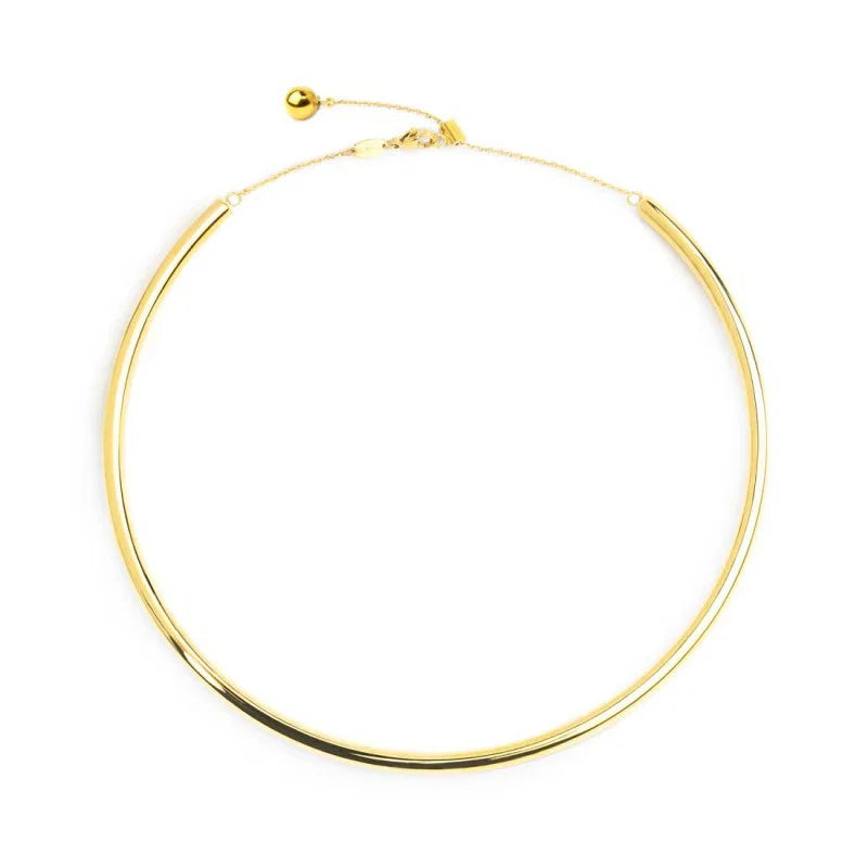 Marlù | Collana tubolare a sezione tonda