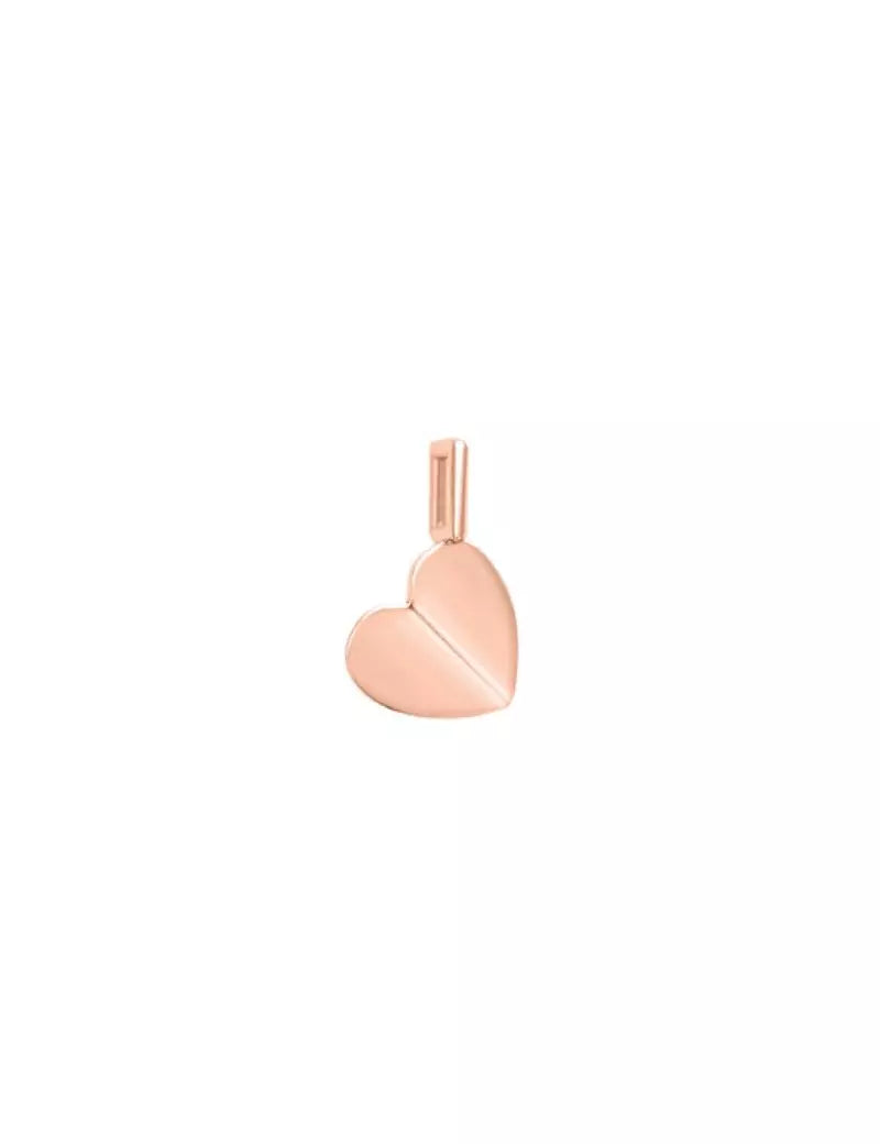 Elements | Elemento Out cuore medio in oro rosa