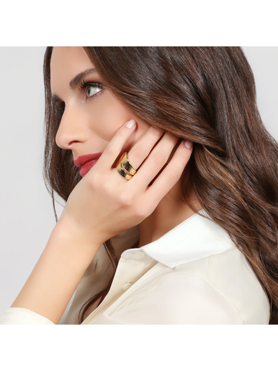 UNOAERRE | Anello Lux dorato
