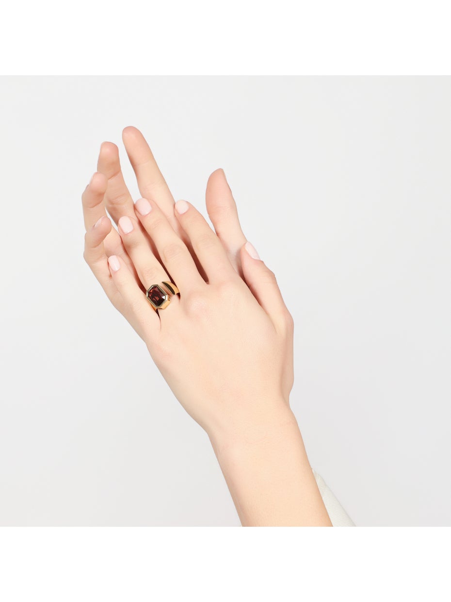 UNOAERRE | Anello Joya cristallo marrone
