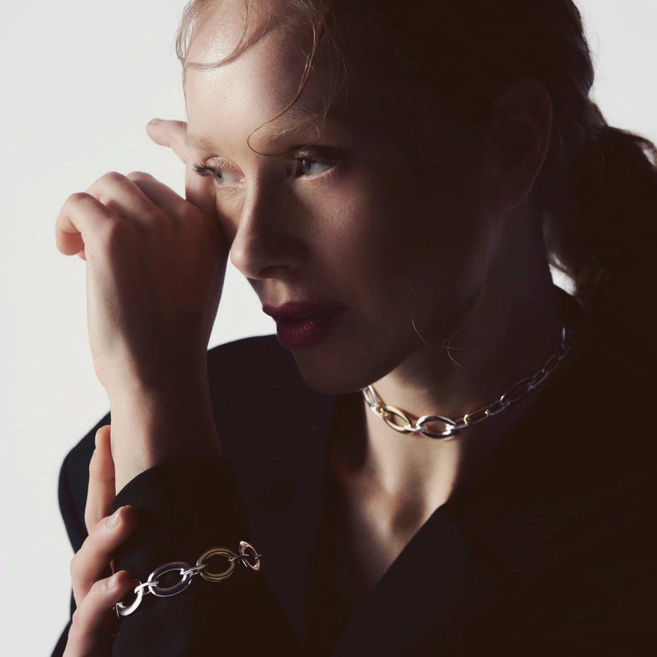 Unoaerre | Collana bicolore Infinity