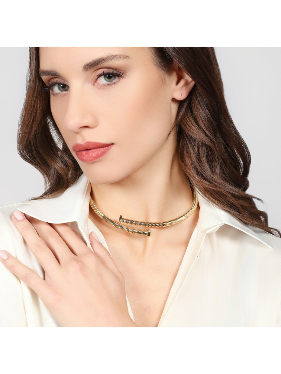 UNOAERRE |Collana contrarié Tubogas