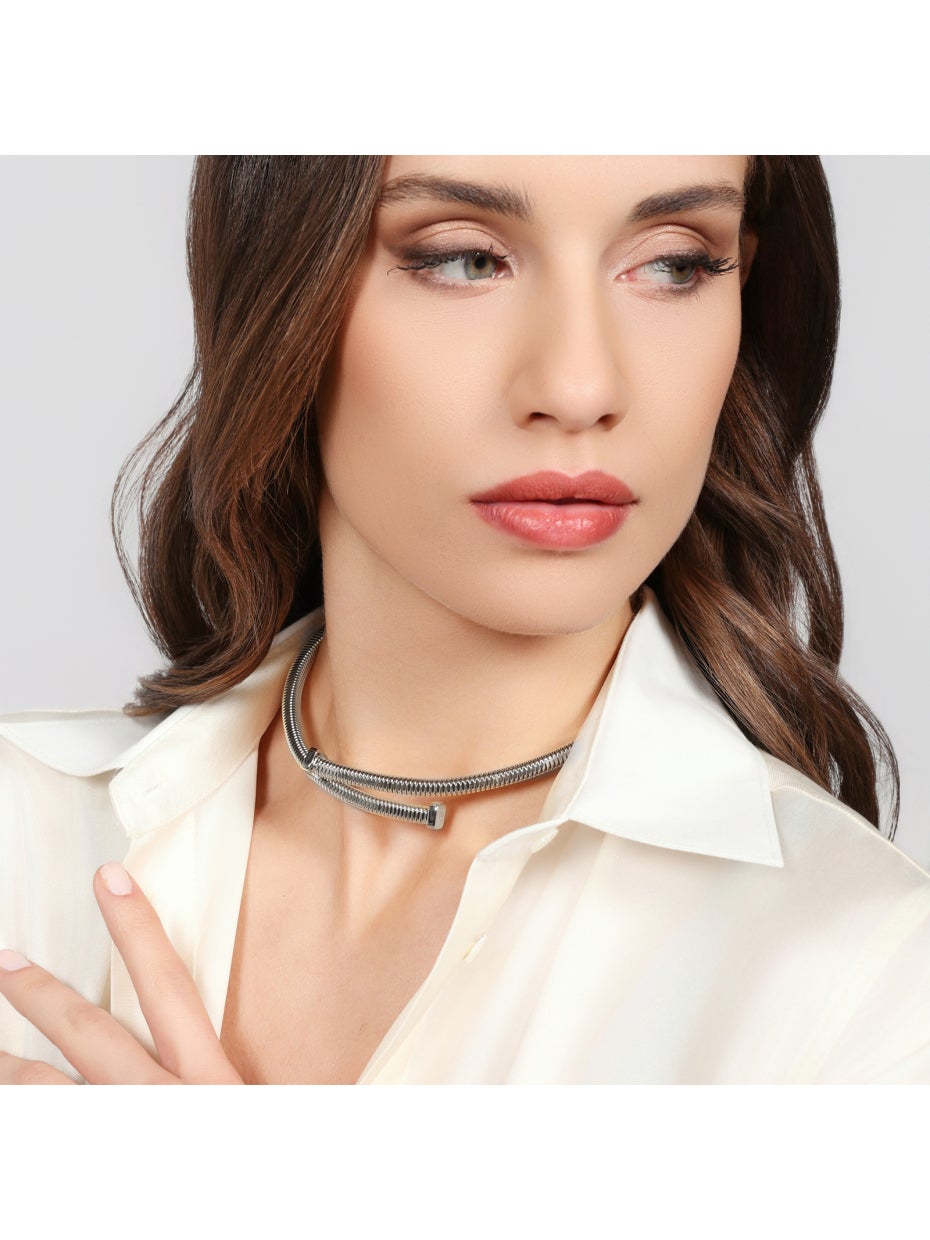 UNOAERRE |Collana contrarié Tubogas