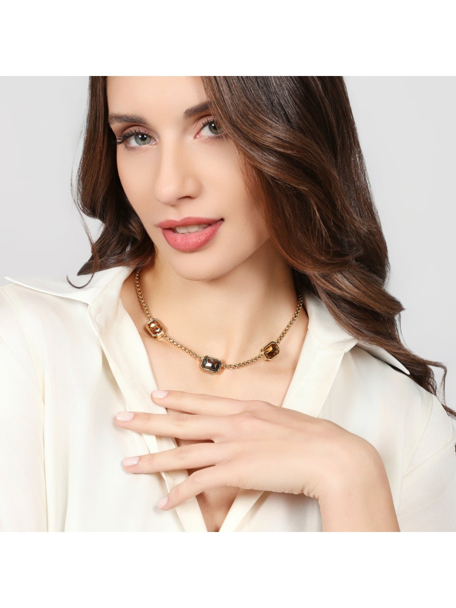 UNOAERRE |Collana Joya tre cristalli