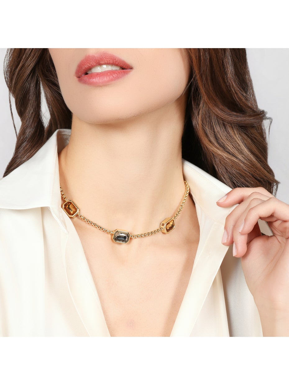UNOAERRE |Collana Joya tre cristalli