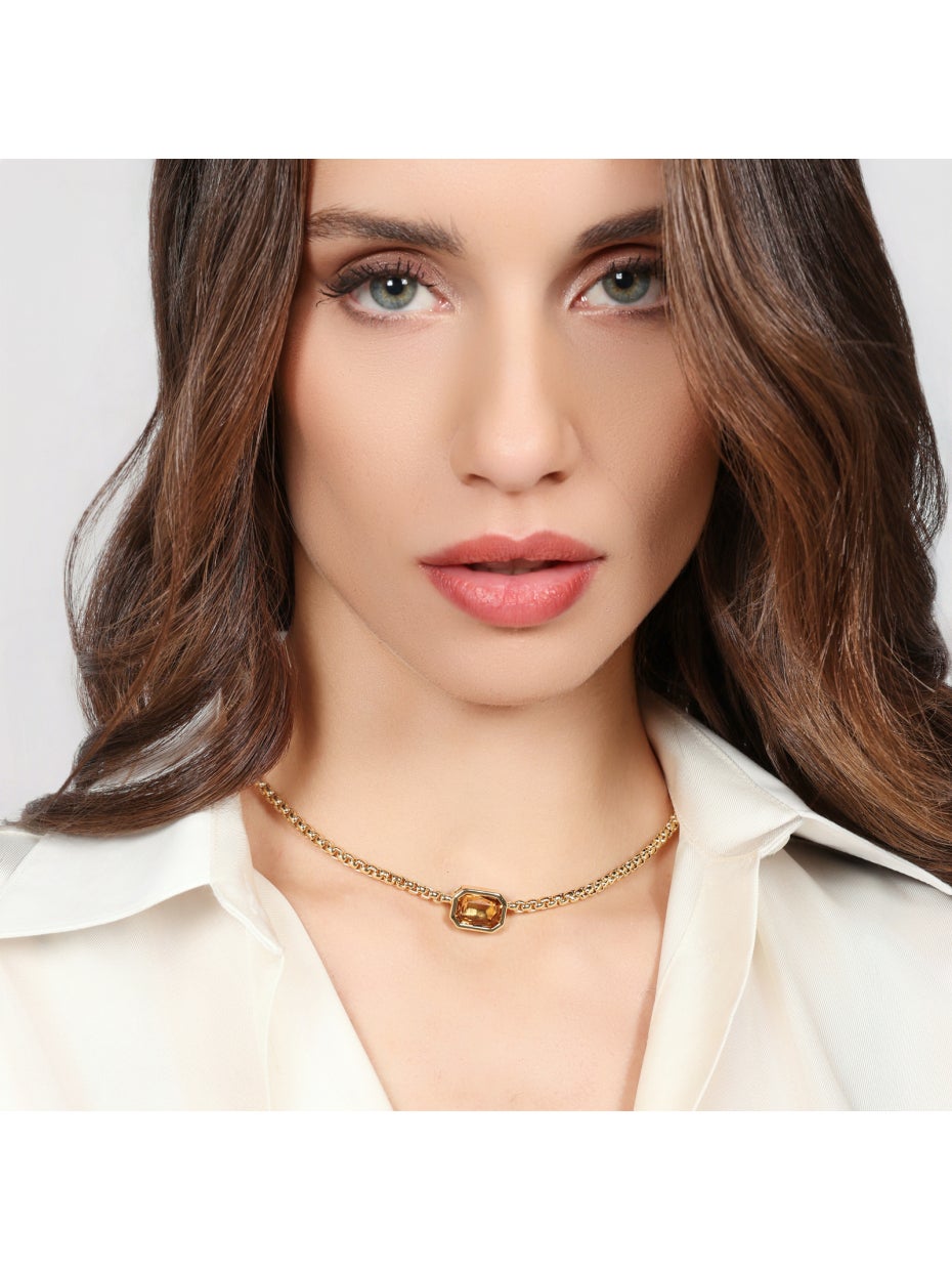 UNOAERRE |Collana Joya cristallo giallo