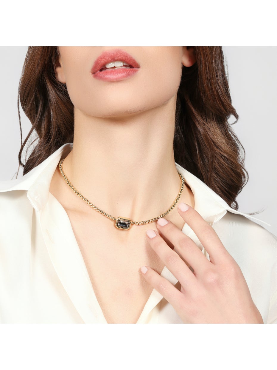 UNOAERRE |Collana Joya cristallo grigio