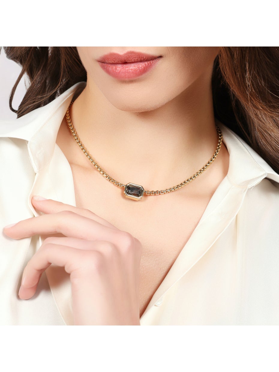UNOAERRE |Collana Joya cristallo grigio