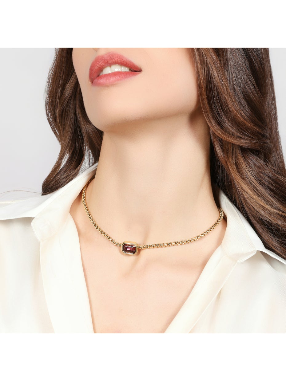 UNOAERRE |Collana Joya cristallo marrone