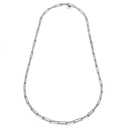 UNOAERRE |Collana lunga paper clip