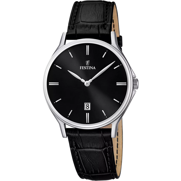 Festina | OROLOGIO FESTINA CLASSICS F16745/5 NERO CINTURINO IN PELLE, UOMO