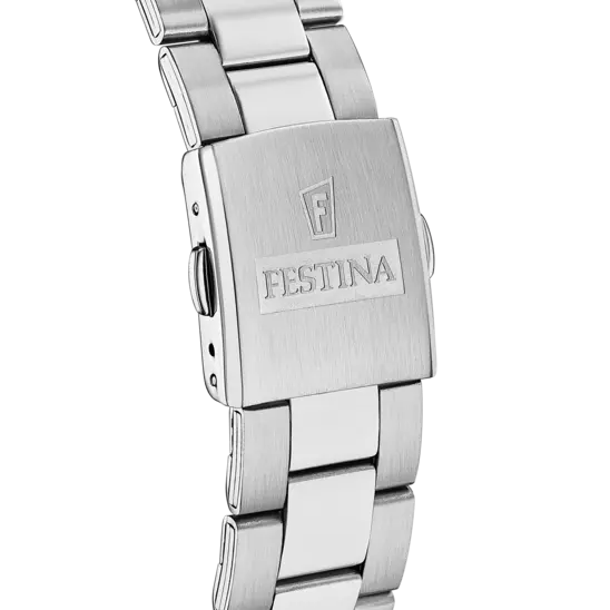 Festina | OROLOGIO FESTINA TIMELESS CHRONOGRAPH F16820/4 NERO CINTURINO IN ACCIAIO, UOMO