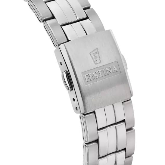 Festina|OROLOGIO FESTINA TIMELESS CHRONOGRAPH F20463/1 ARGENTO CINTURINO IN ACCIAIO, UOMO