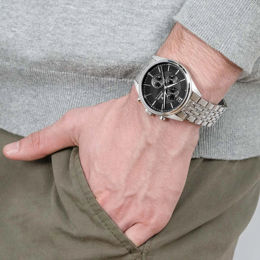 Festina | OROLOGIO FESTINA TIMELESS CHRONOGRAPH F20285/4 NERO CON CINTURINO IN ACCIAIO, UOMO