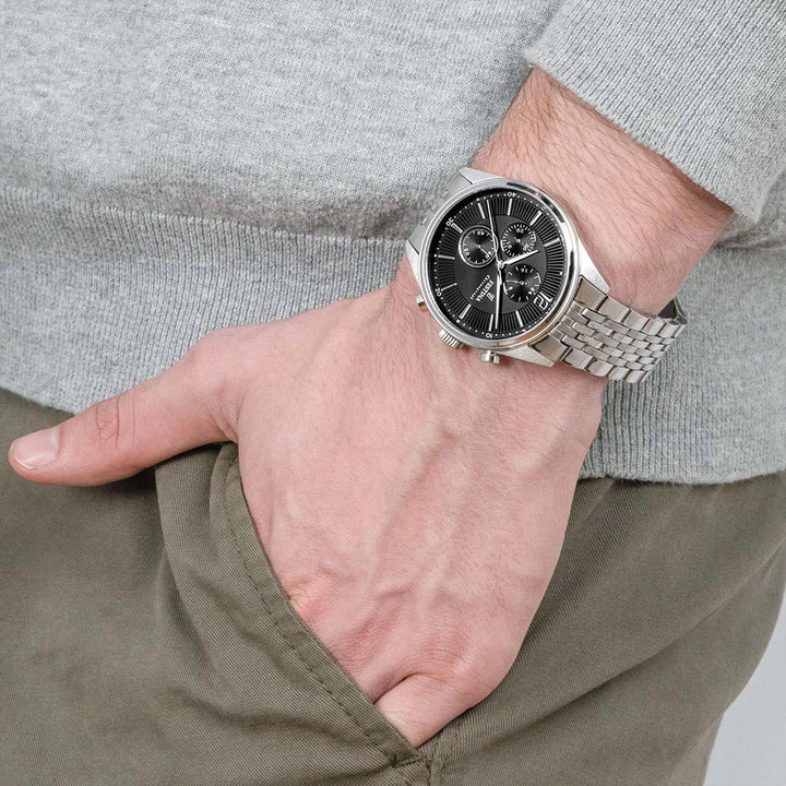 Festina | OROLOGIO FESTINA TIMELESS CHRONOGRAPH F20285/4 NERO CON CINTURINO IN ACCIAIO, UOMO
