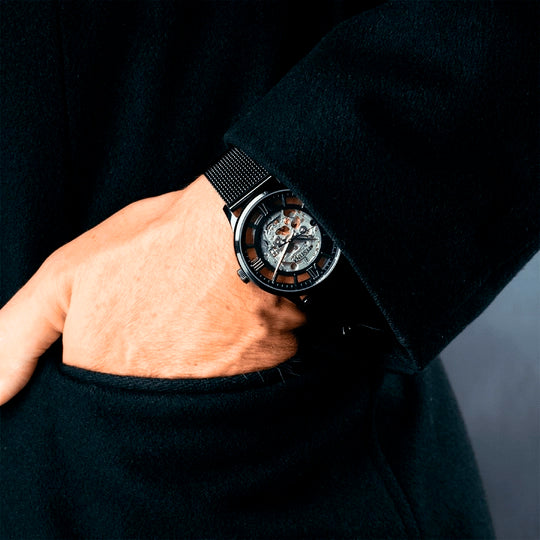 Festina | OROLOGIO FESTINA AUTOMATICO F20535/1 NERO CINTURINO IN ACCIAIO, UOMO