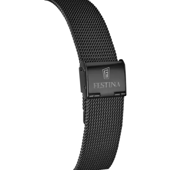 Festina | OROLOGIO FESTINA AUTOMATICO F20535/1 NERO CINTURINO IN ACCIAIO, UOMO