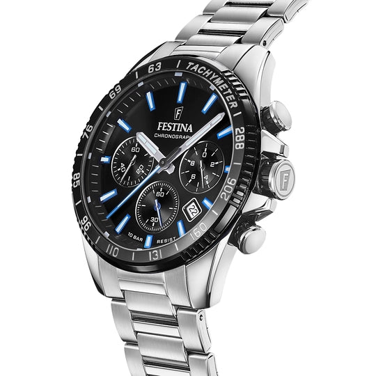 Festina | OROLOGIO FESTINA F20560/5 NERO CINTURINO IN ACCIAIO UOMO