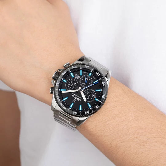 Festina | OROLOGIO FESTINA F20560/5 NERO CINTURINO IN ACCIAIO UOMO