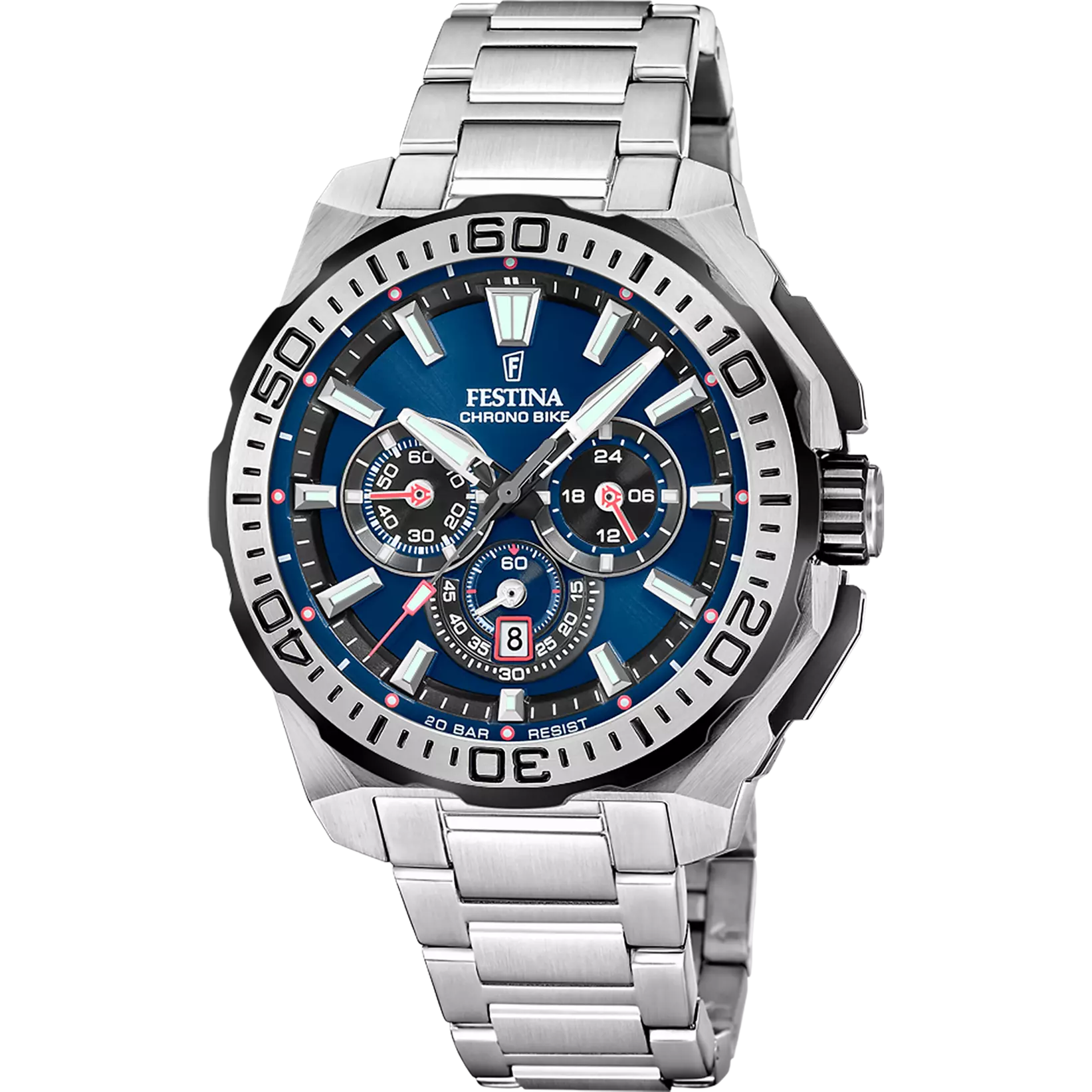 Festina | OROLOGIO DA UOMO FESTINA CHRONO BIKE F20724/2 BLU CINTURINO IN ACCIAIO