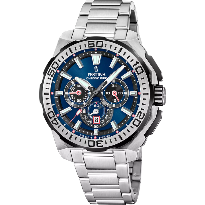 Festina | OROLOGIO DA UOMO FESTINA CHRONO BIKE F20724/2 BLU CINTURINO IN ACCIAIO