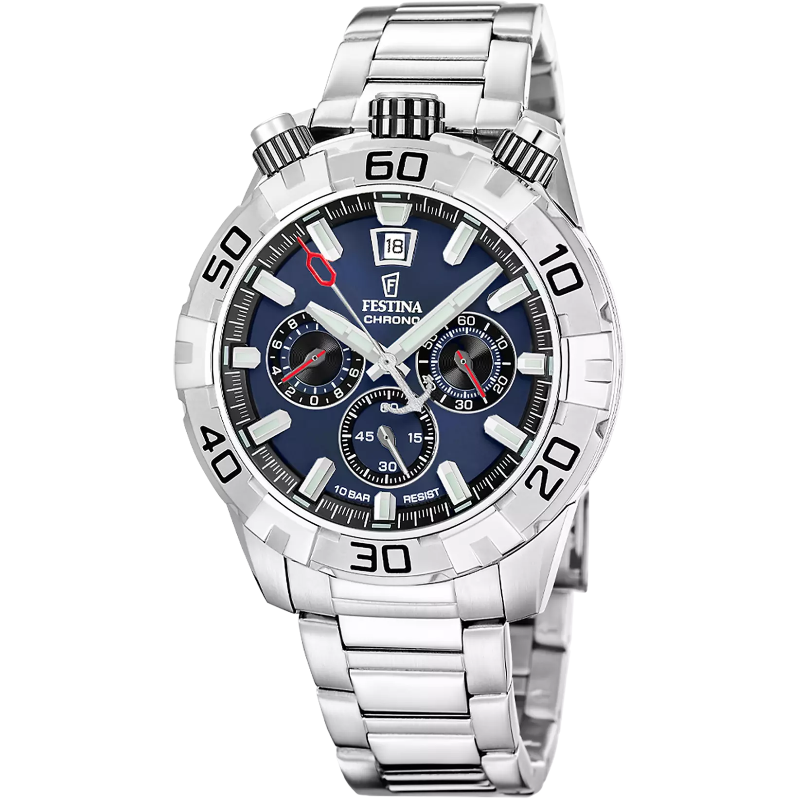 Festina | OROLOGIO DA UOMO FESTINA BULLHEAD BLU SCURO CON BRACCIALE IN ACCIAIO F20743/1