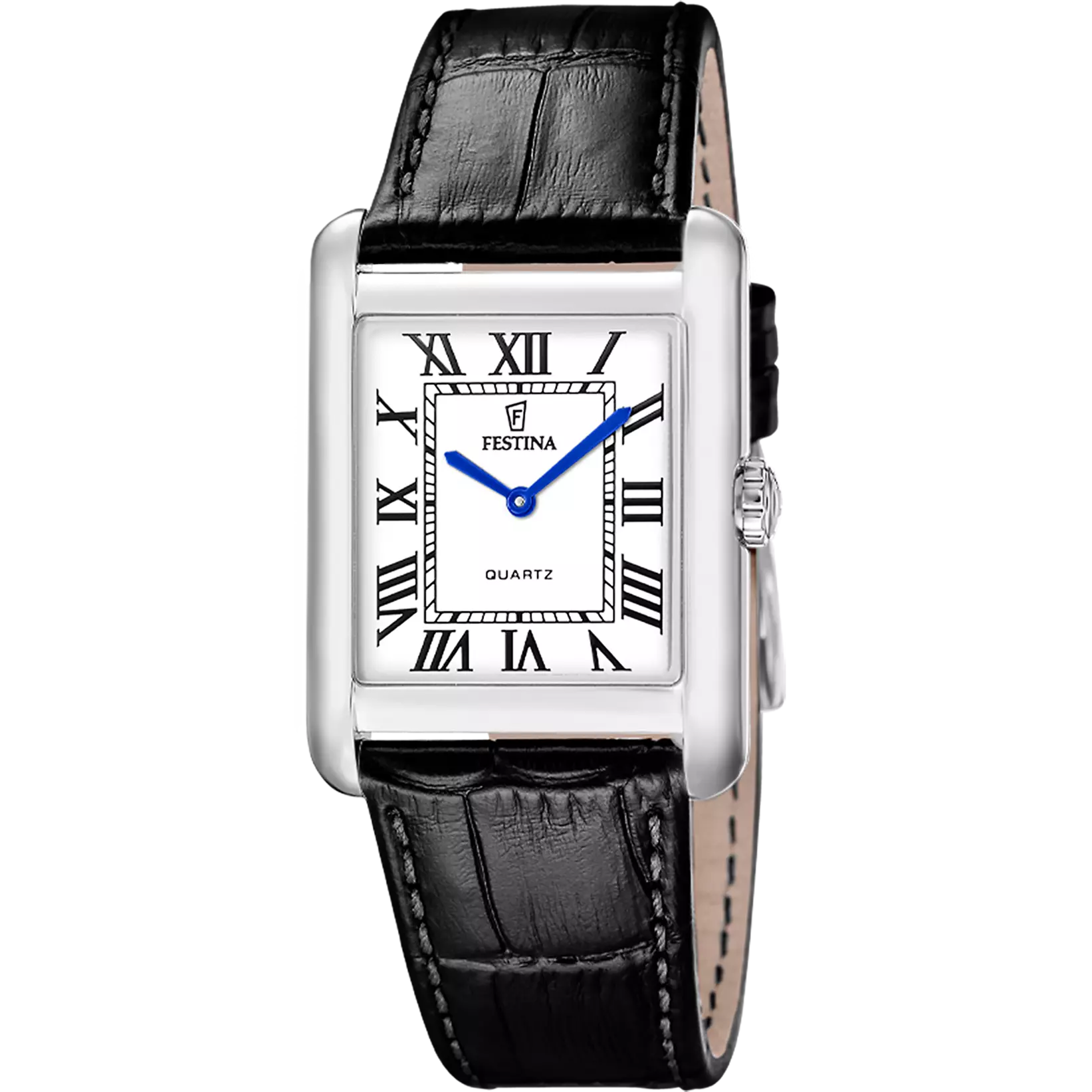 Festina |Orologio Festina On The Square F20771/1 grigio cinghia pelle, uomo