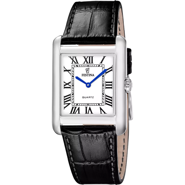 Festina |Orologio Festina On The Square F20771/1 grigio cinghia pelle, uomo