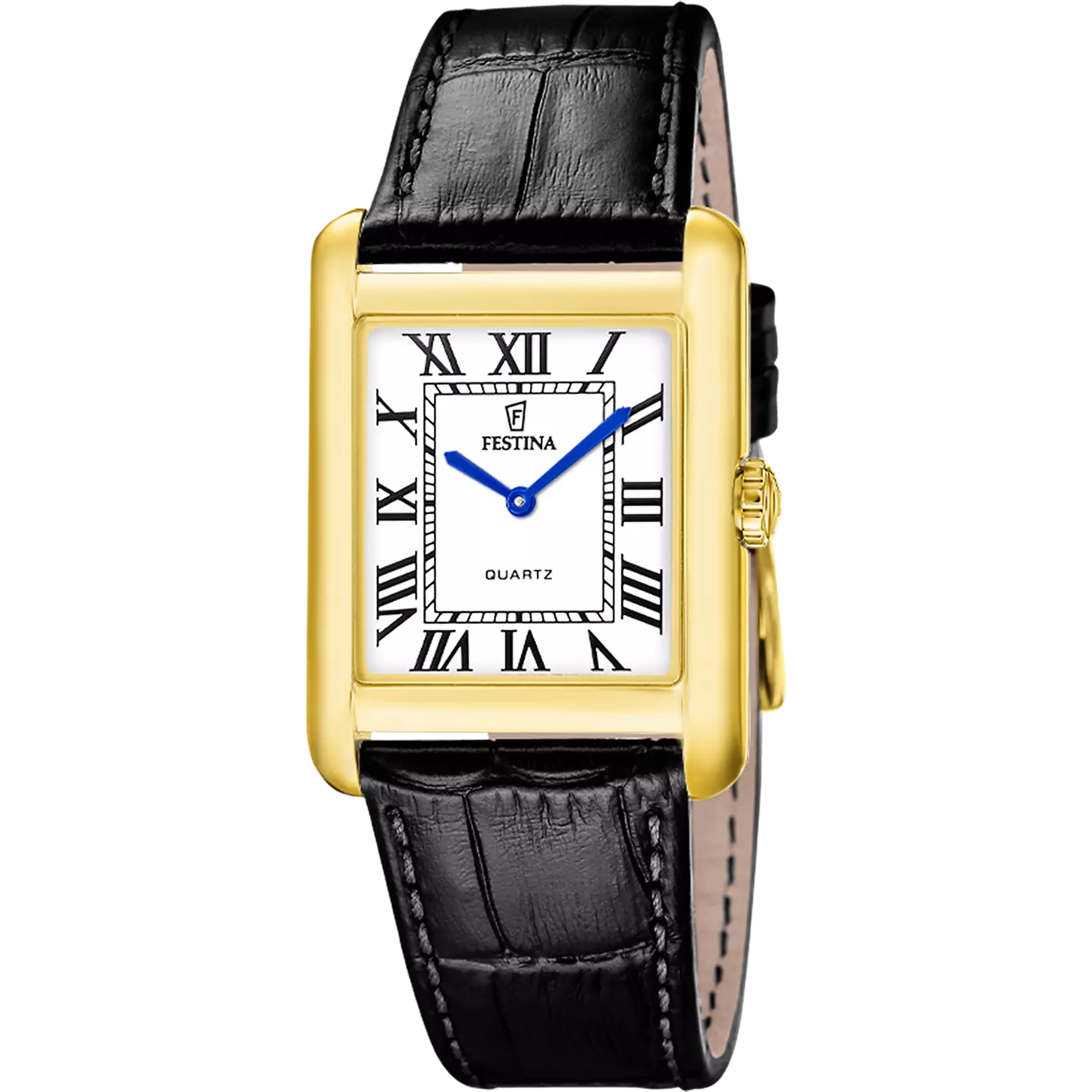 Festina |Orologio Festina On The Square F20772/1 grigio cinghia pelle, uomo