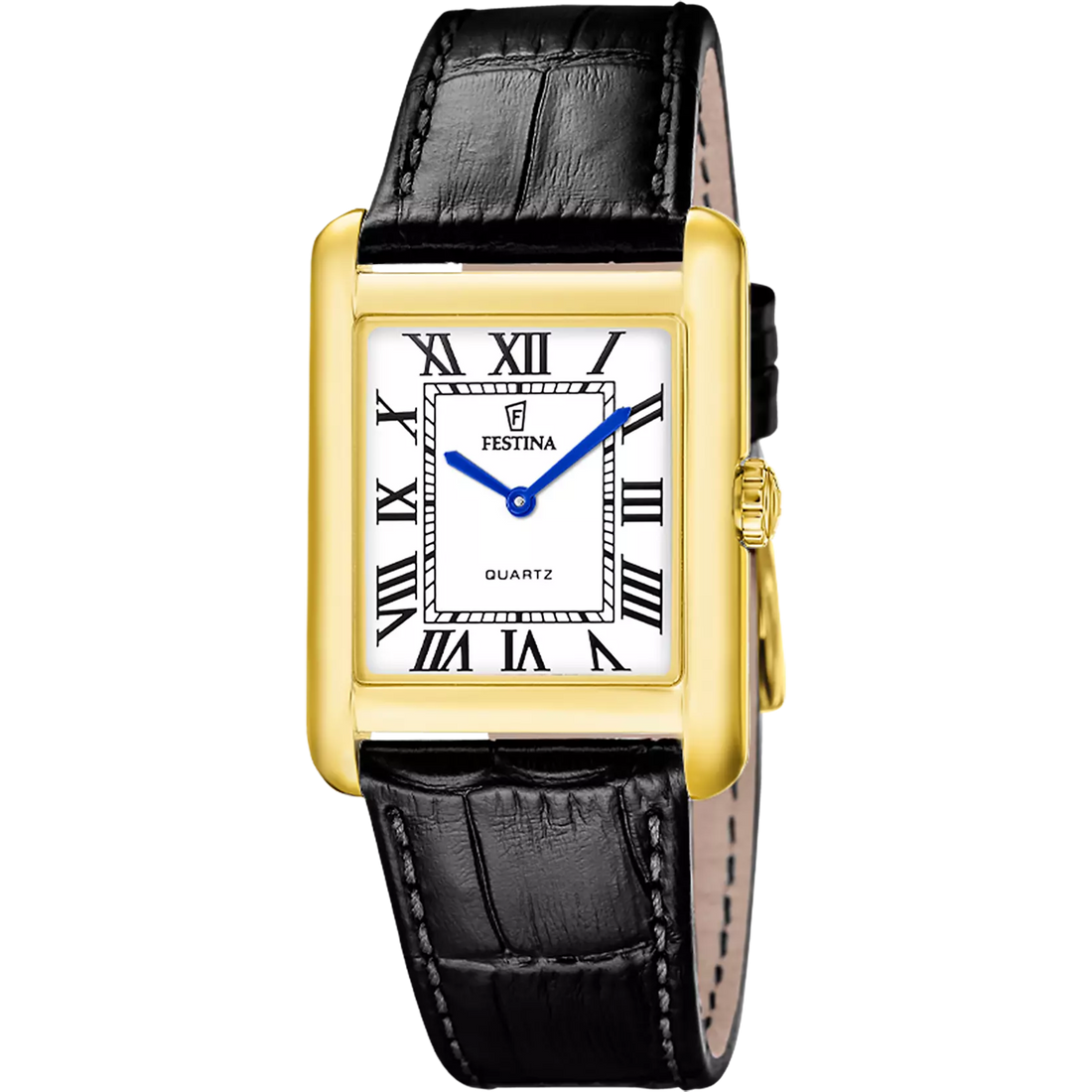 Festina |Orologio Festina On The Square F20772/1 grigio cinghia pelle, uomo