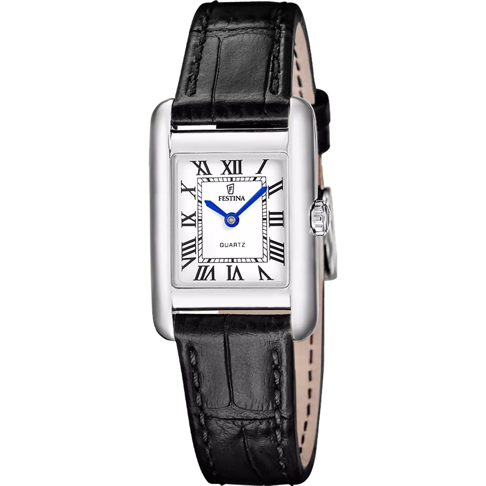 Festina |Orologio Festina On The Square F20773/1 grigio cinghia pelle, donna