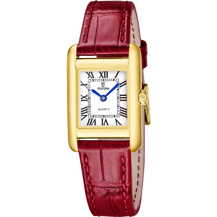 Festina |Orologio Festina On The Square F20774/1 grigio cinghia pelle, donna