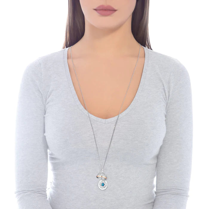 Roberto Giannotti | Collana Chiama Angeli tutto ciò che desideri in argento