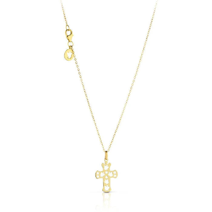 Roberto Giannotti | Collana con croce in oro giallo