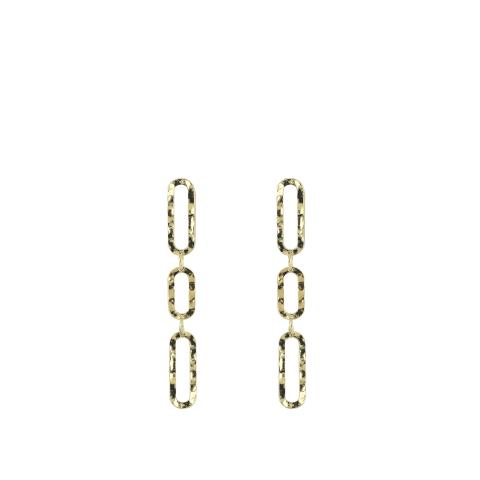 iGold | Orecchini pendenti catena in oro 9 kt