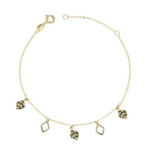 iGold | Bracciale Rombi in oro 9 kt