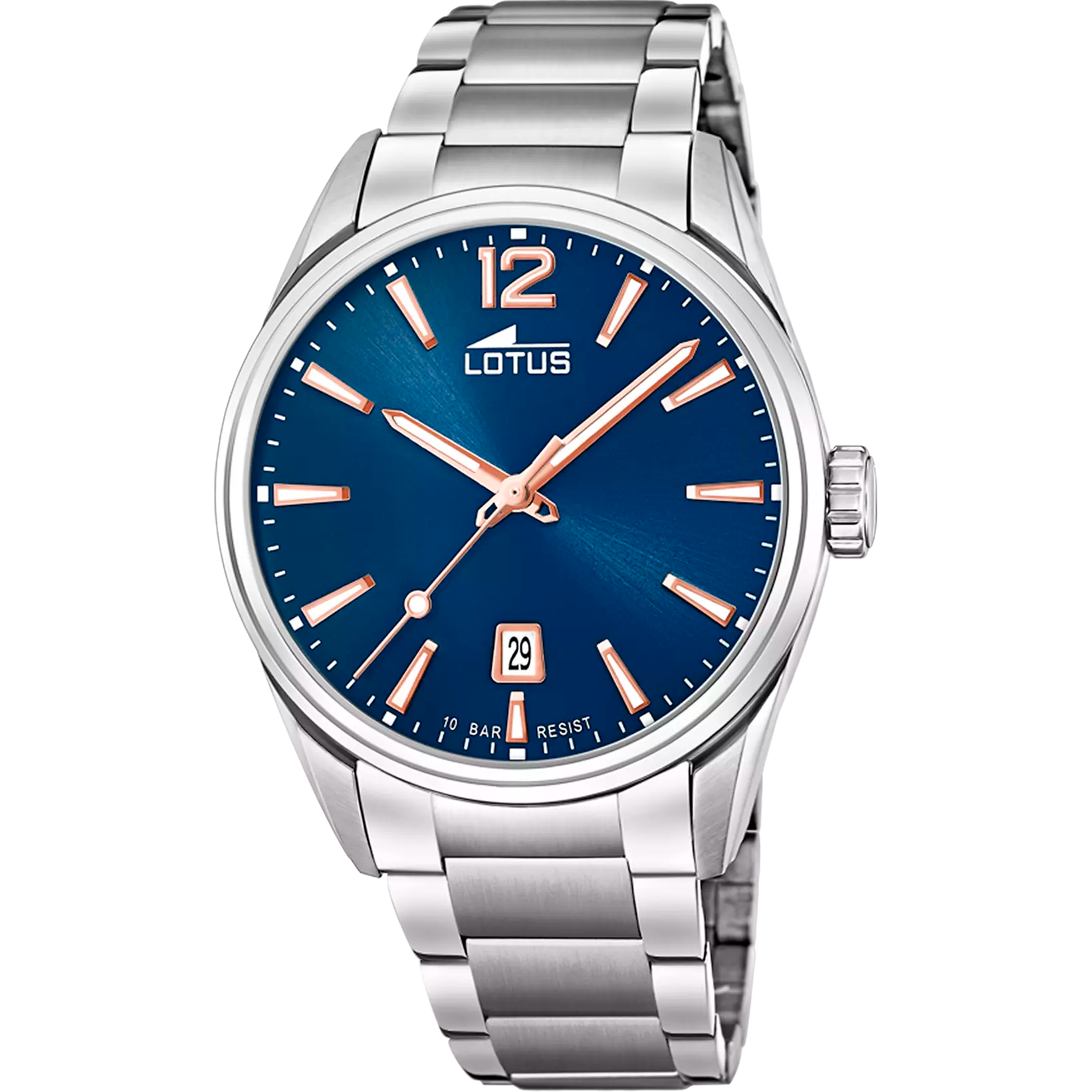 Lotus |Orologio Lotus Minimalist 18692/2 azzuro bracciale in aciaio, uomo