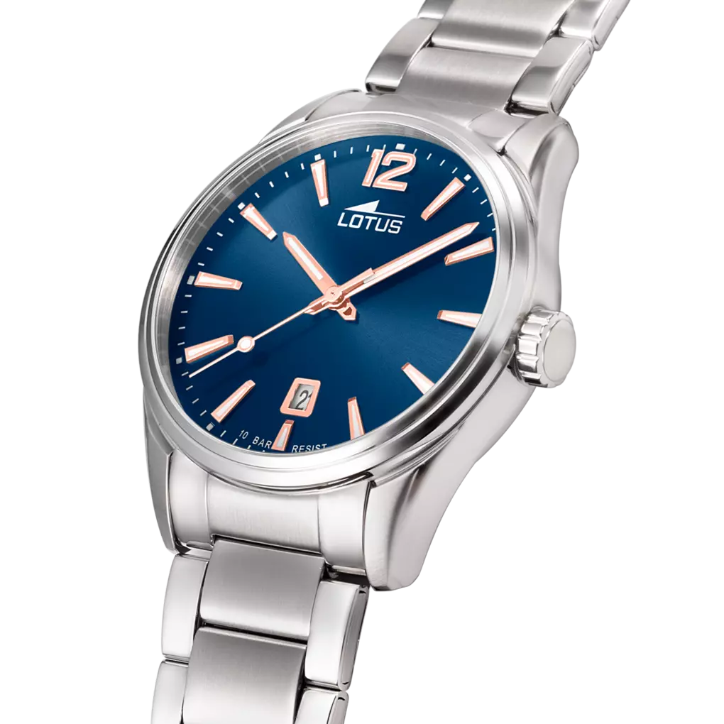 Lotus |Orologio Lotus Minimalist 18692/2 azzuro bracciale in aciaio, uomo